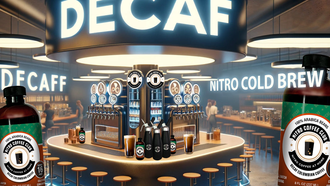 Introducing the Decaf Nitro Cold Brew Coffee: A Colombian Masterpiece from Nitro Coffee Club